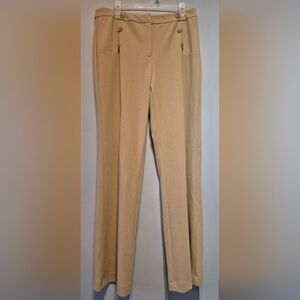 Men's Tan Dress Pants - Classic Straight Fit